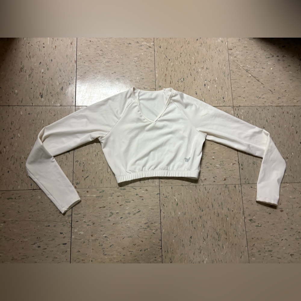 White Long Sleeve Varsity cheer liner